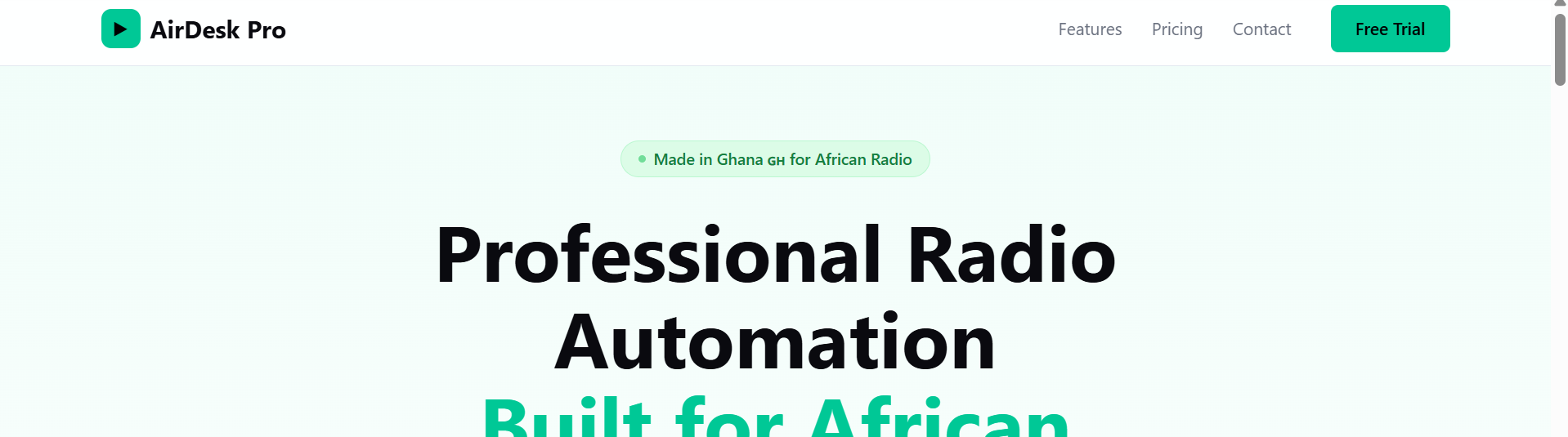 AirDesk Pro website